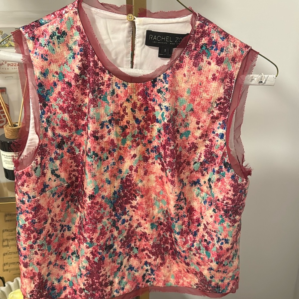 Rachel Zoe sequin top